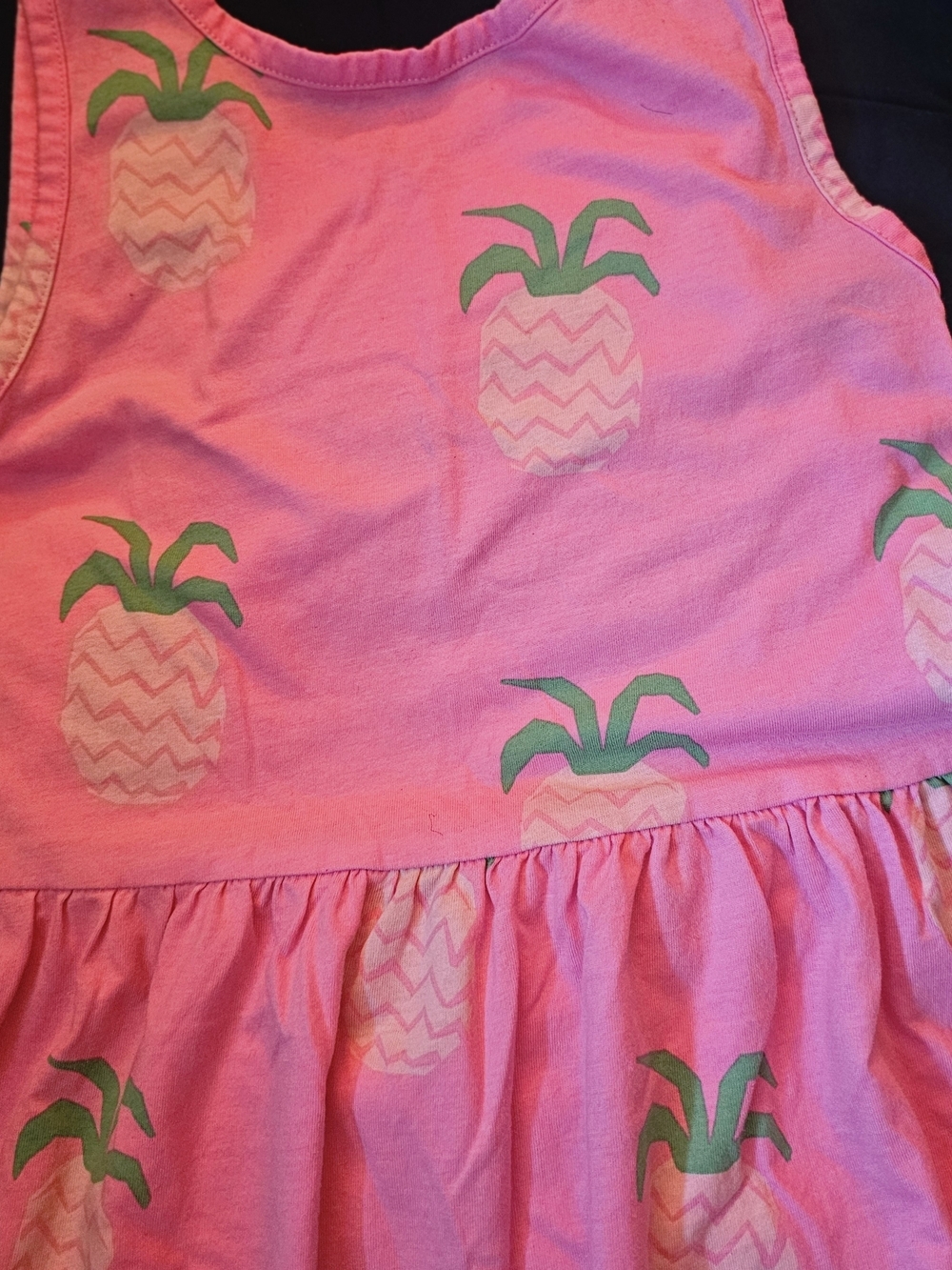 H&M Pink Top with Pineapples Size 8-10 Youth - Picture 5 of 7